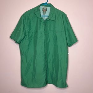 NWT St. Johns Bay Green Outdoor Shirt